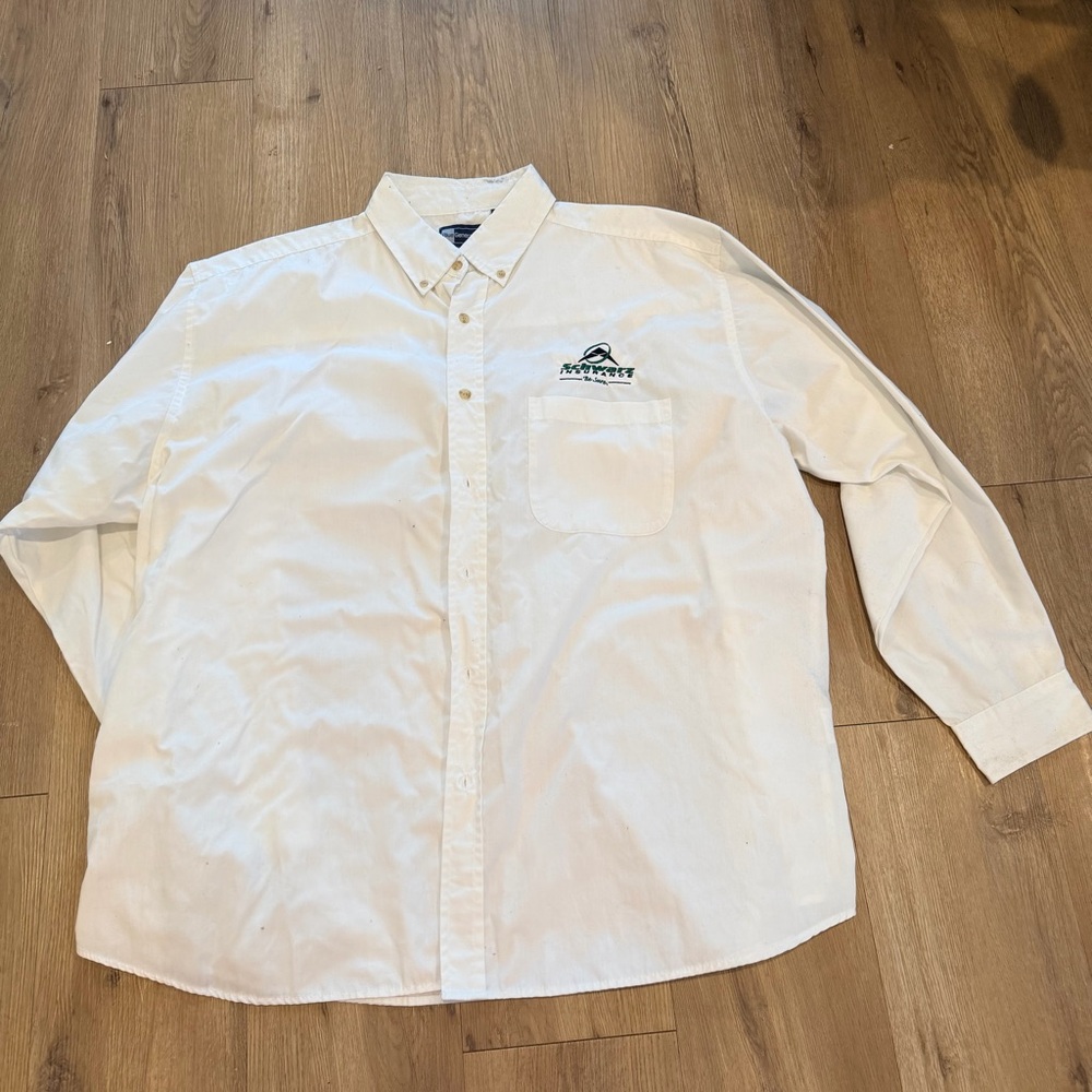 Blue Generation Schwarz Insurance Company Logo Button Down, office business
